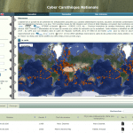 Page d’accueil de la Cybercarothèque Nationale.