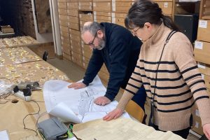 Étude des plans de la stratigraphie du site Tournal